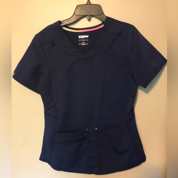 Scrubstar Navy scrub top - Picture 1 of 5